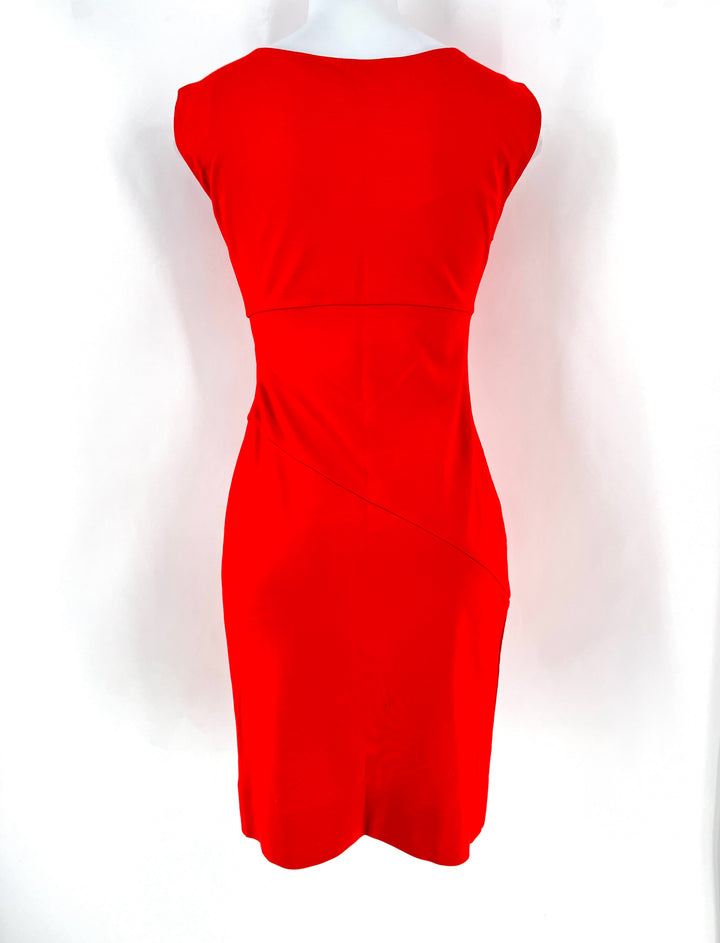 Size 6 DIANE VON FURSTENBERG Red Dress