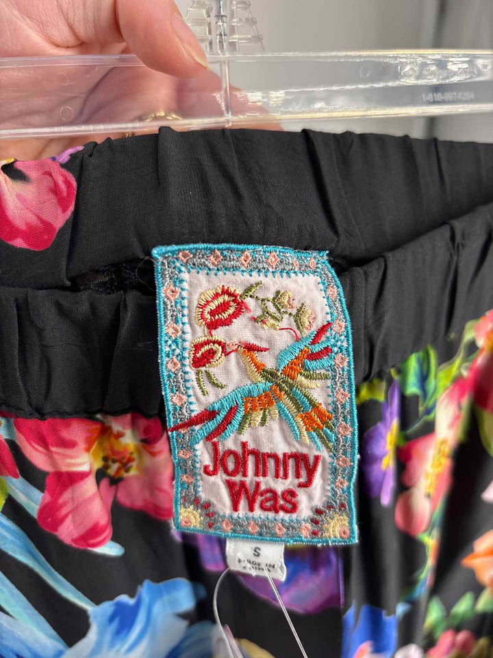 Size S Johnny Was Black Skirt