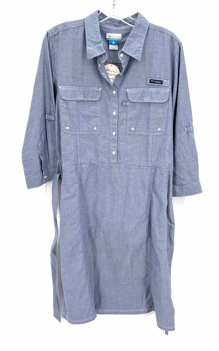 Size L Columbia Blue Dress
