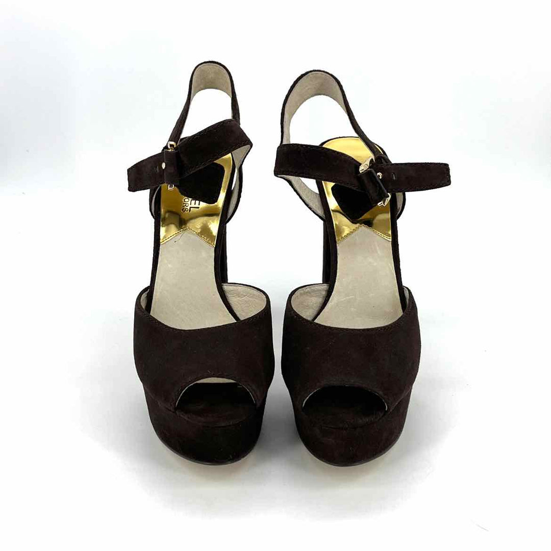 Shoe Size 8 Michael Kors Brown Heels