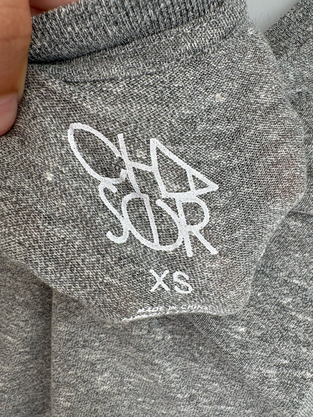 Size XS CHASOR Gray Shirt
