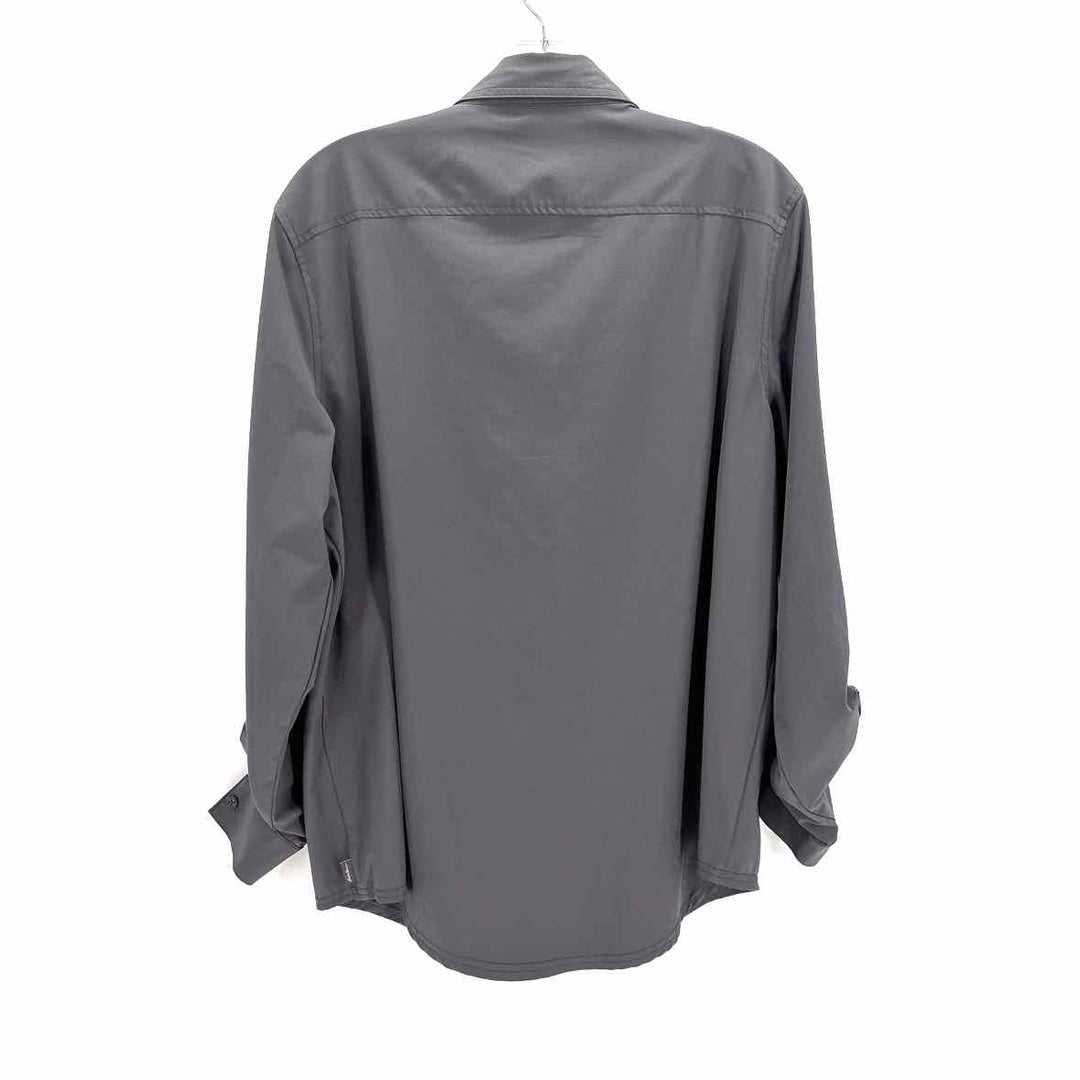 Size L EDDIE BAUER Gray Shirt