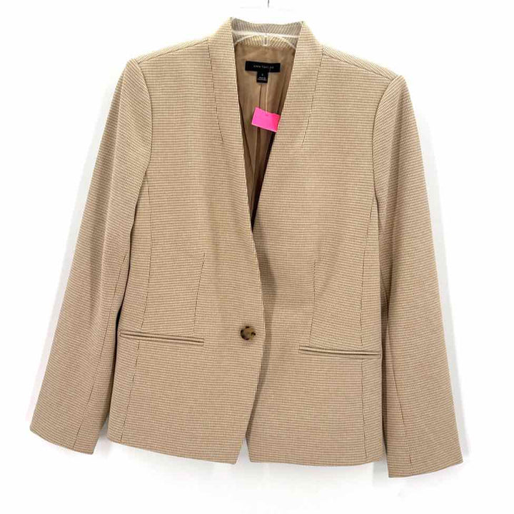 Size 8 Ann Taylor Camel Tweed Jacket