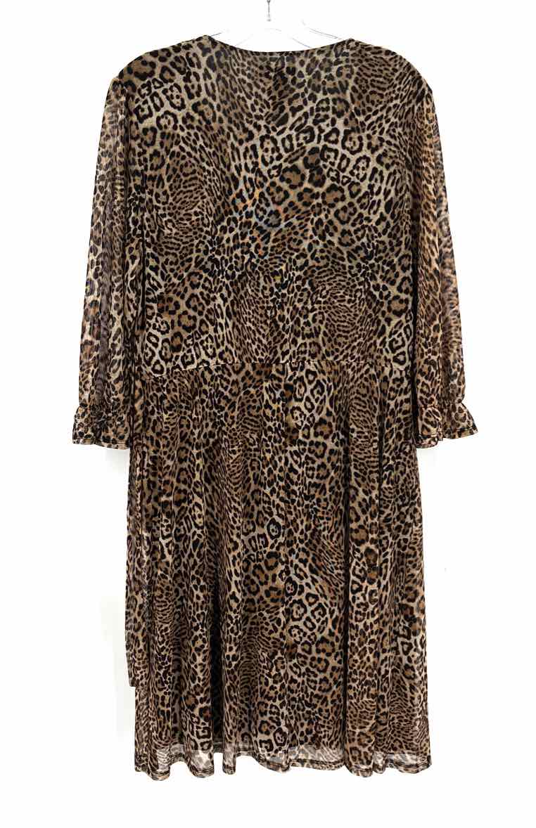 Size 14 Multi-Color Mesh Dress