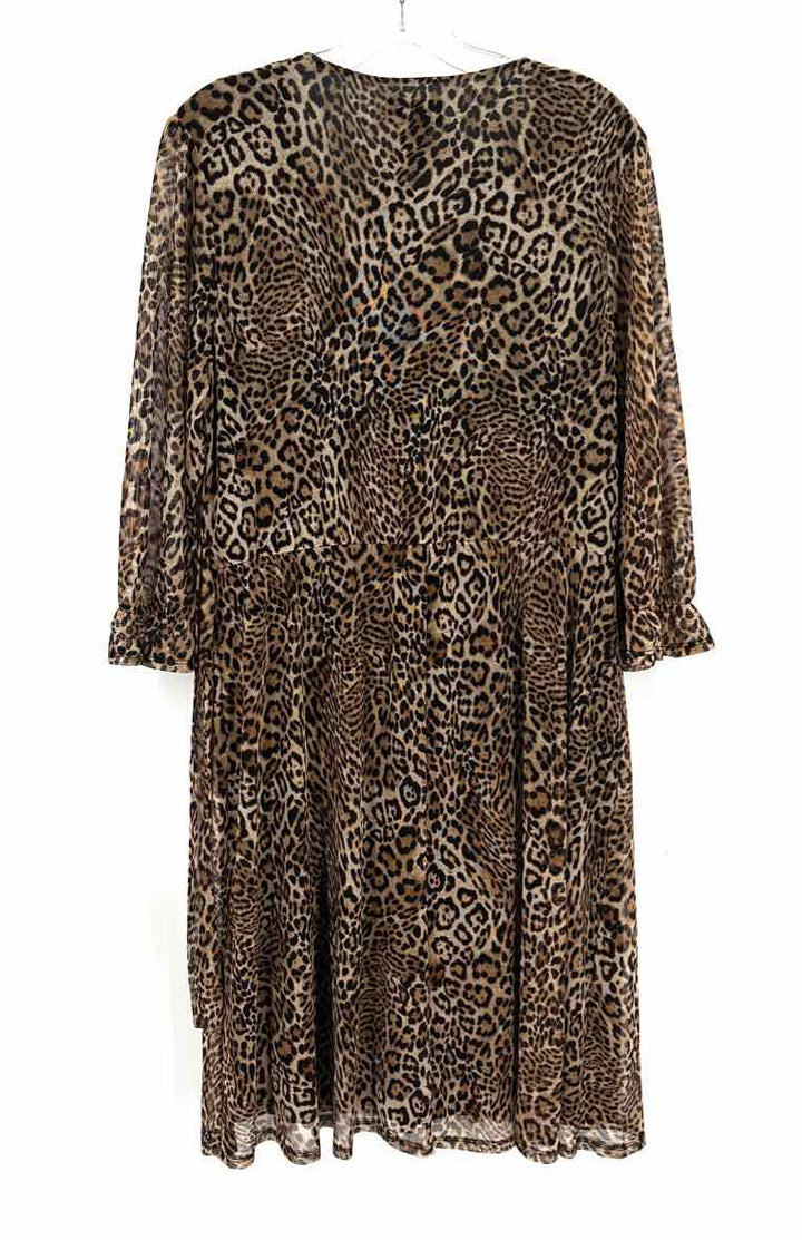 Size 14 Multi-Color Mesh Dress
