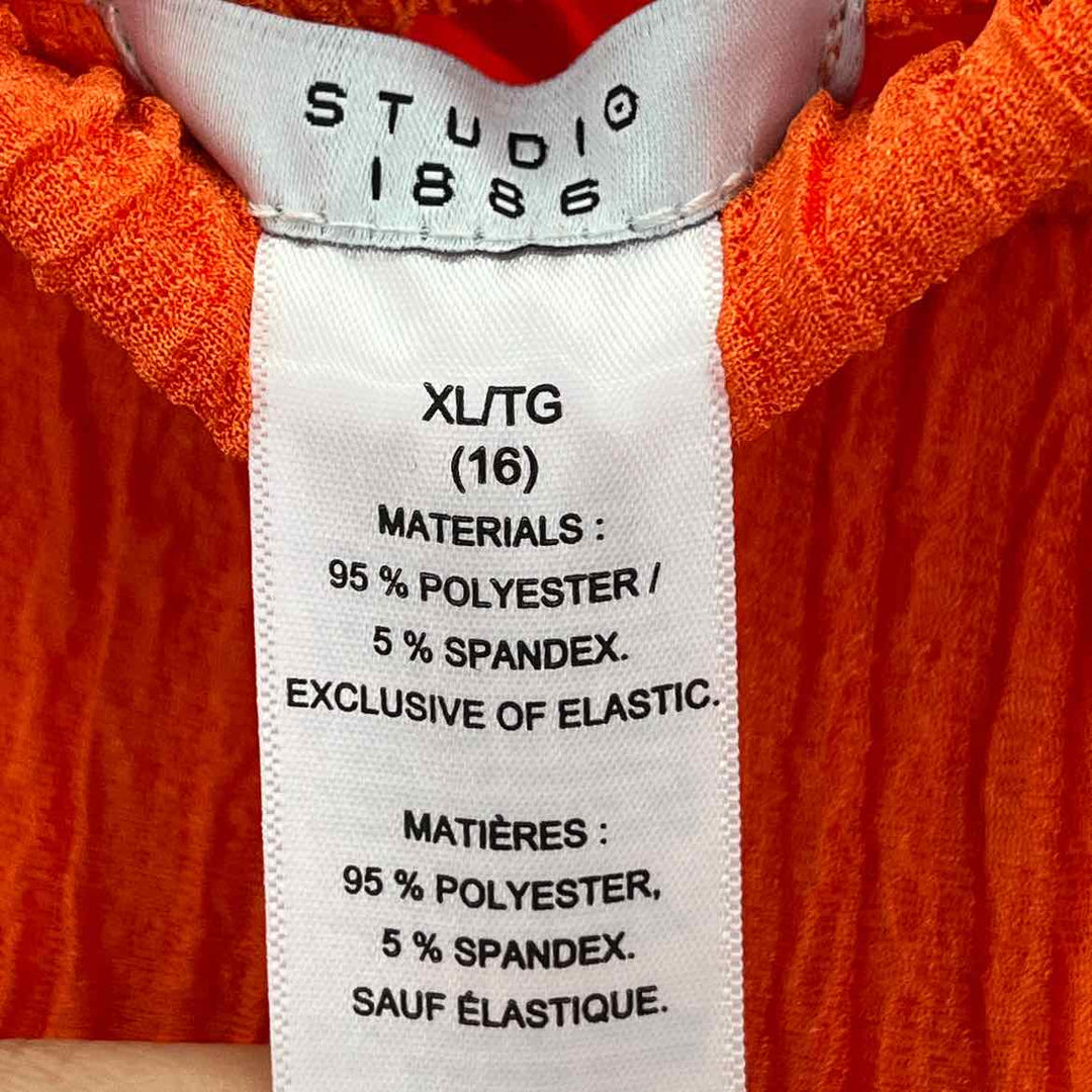 Size XL Orange 2 PC Dress