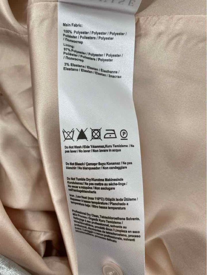 Size M Anthropologie Beige Dress