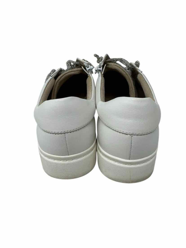 Shoe Size 7.5 VAN ELI Ivory Leather Sneakers