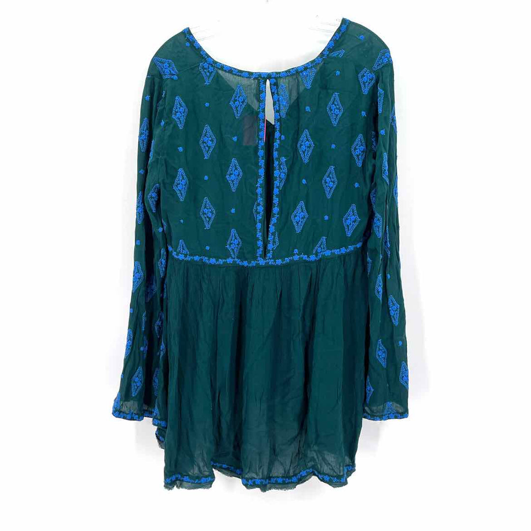 Size S FREE PEOPLE Green Shirt