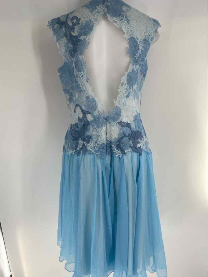 Size 14 TADASHI SHOJI Blue PROM