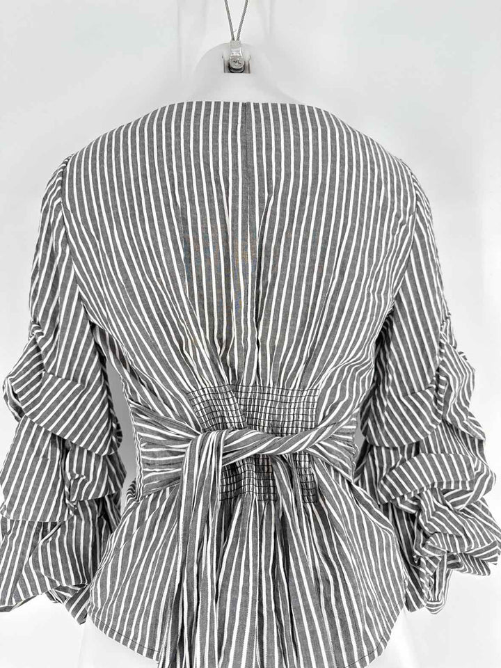 Size 4 White House Black Market Gray Shirt