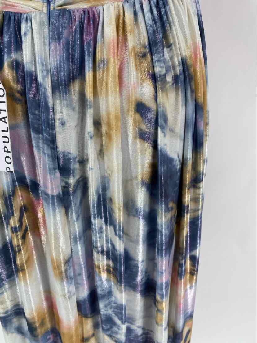 Size XL DRESS THE POPULATION Blue Dress