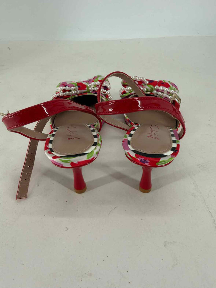Shoe Size 6.5 Betsy Johnson Red Pumps