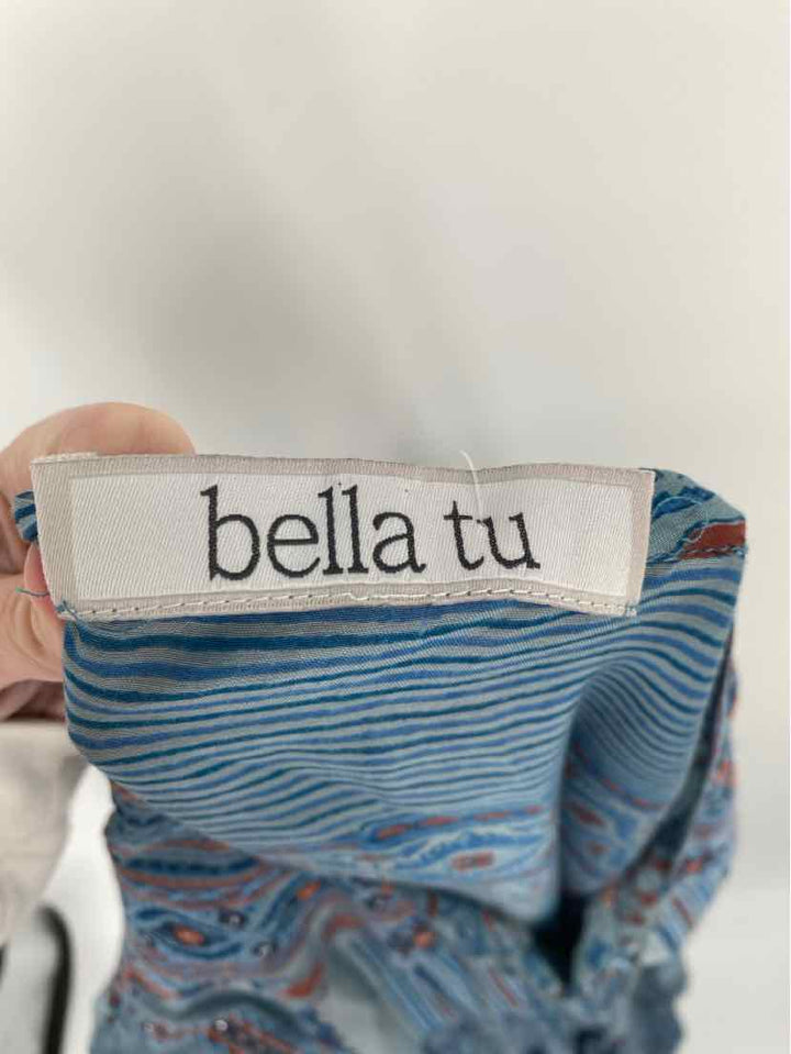Size S Blue Print Dress
