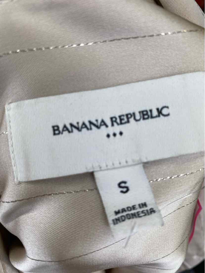 Size S Banana Republic Tan Silk Shirt