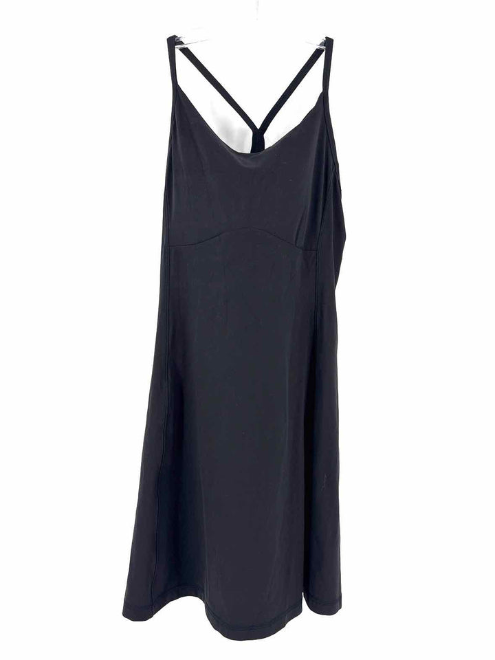 Size L Athleta Black Dress
