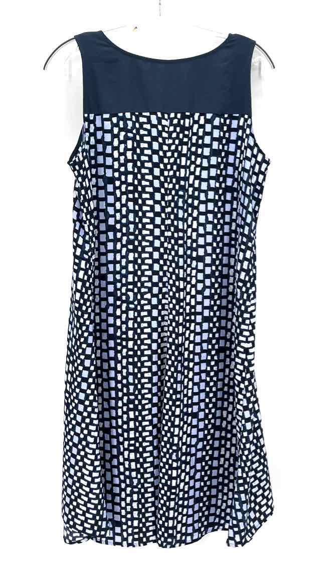 Size M Blue Print Dress