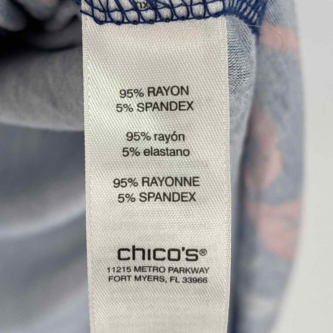 Size L Chico's Blue Shirt