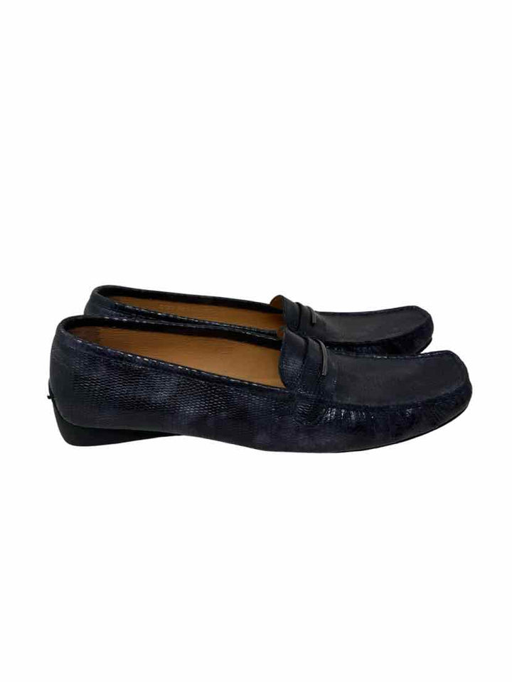 Shoe Size 11 Stuart Weitzman Navy Flats