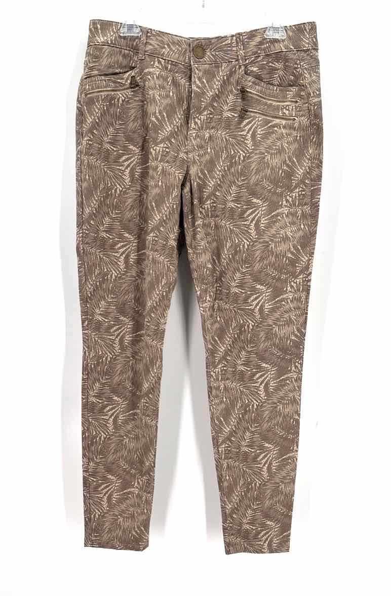 Size 12 DEMOCRACY Brown Print Pants