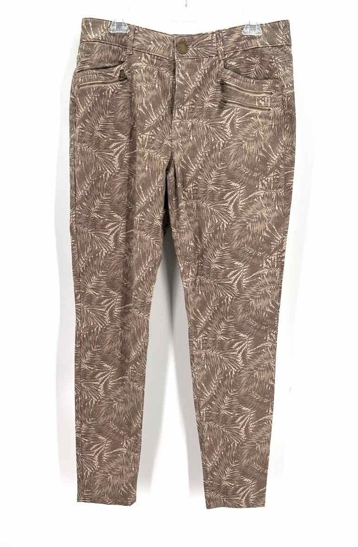 Size 12 DEMOCRACY Brown Print Pants