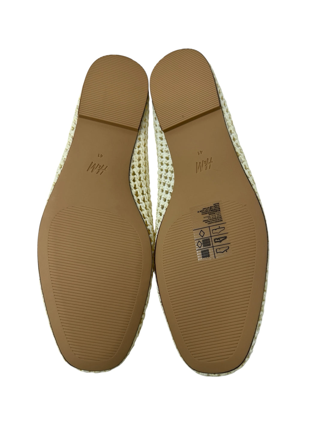 Shoe Size 10 H&M Ivory Flats