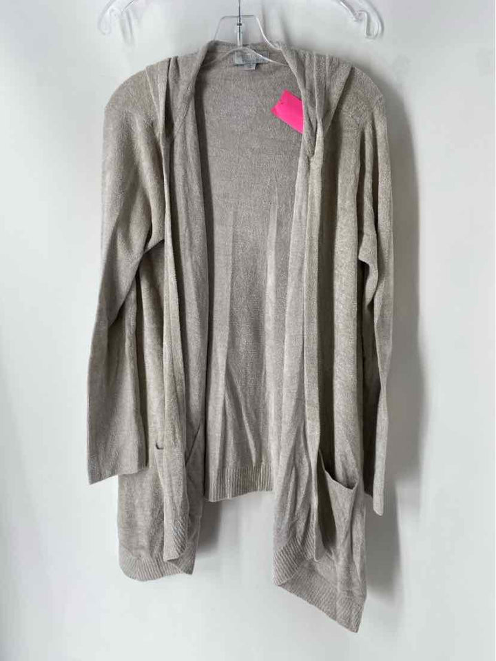 Size M Barefoot Dreams Tan Sweater