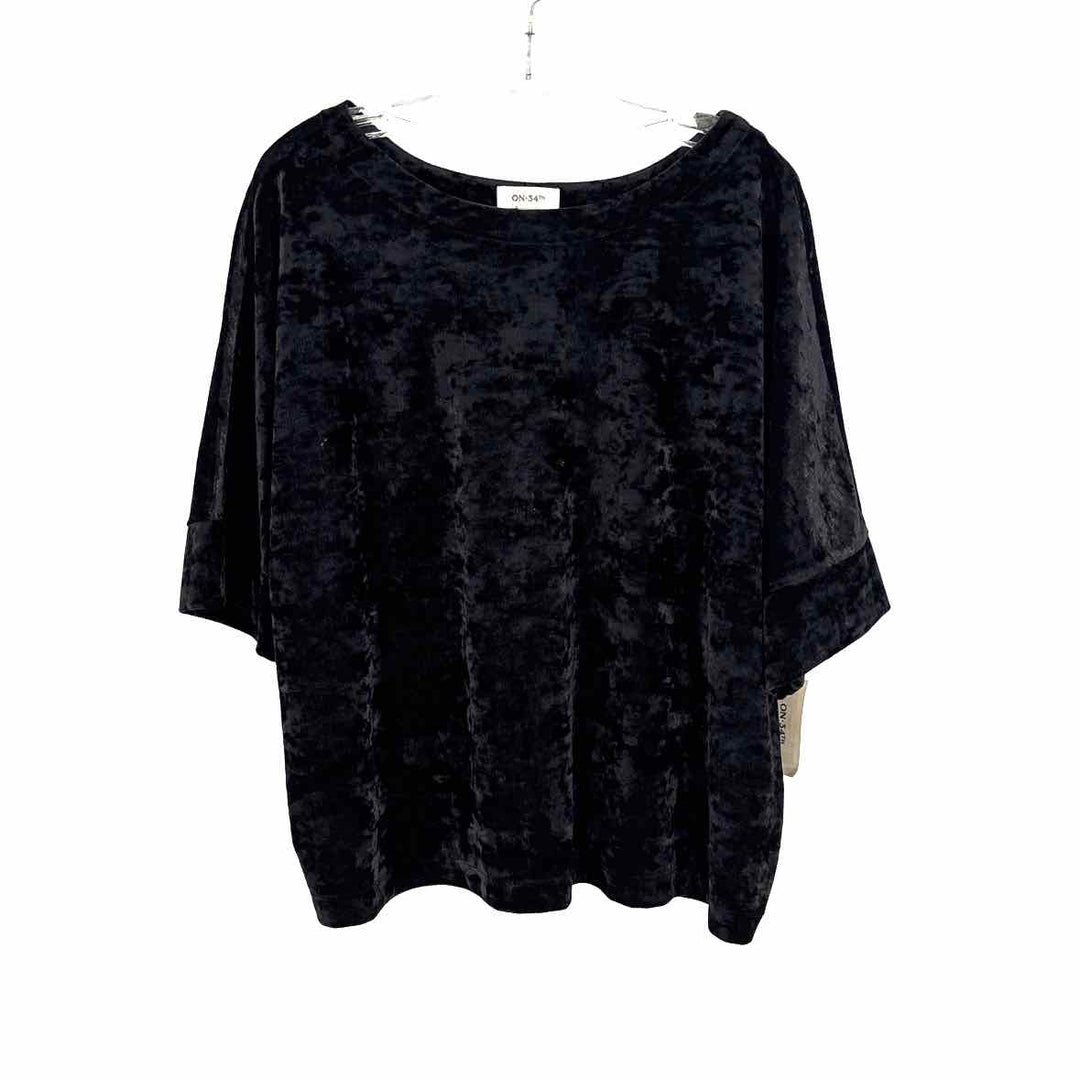 Size XL ON 34TH Black Velour Shirt