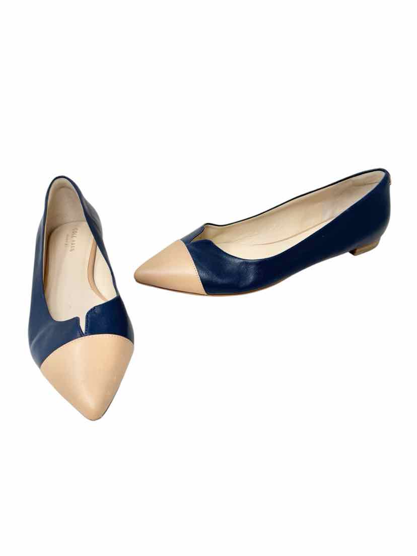 Shoe Size 8.5 Cole Haan Navy Flats