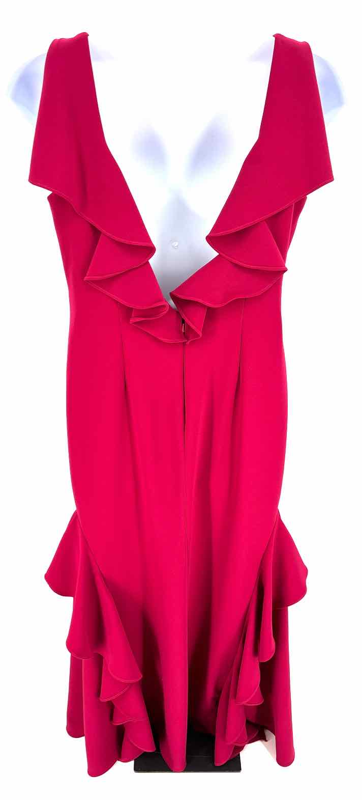 Size 14 Fuschia Crepe Dress