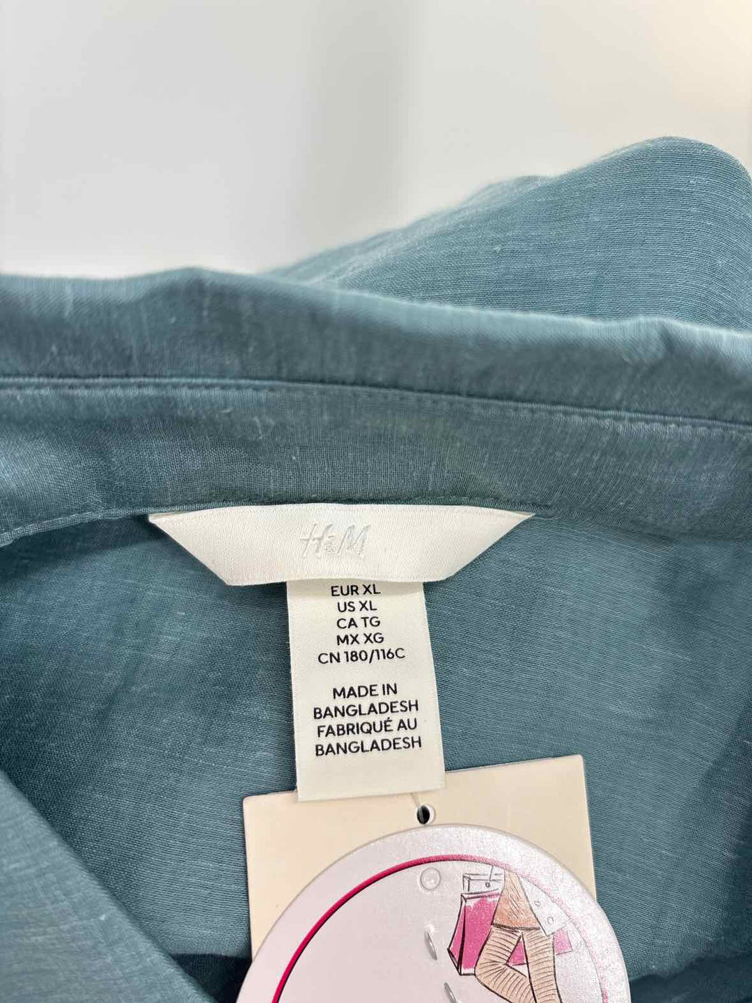 Size XL H&M Teal Shirt