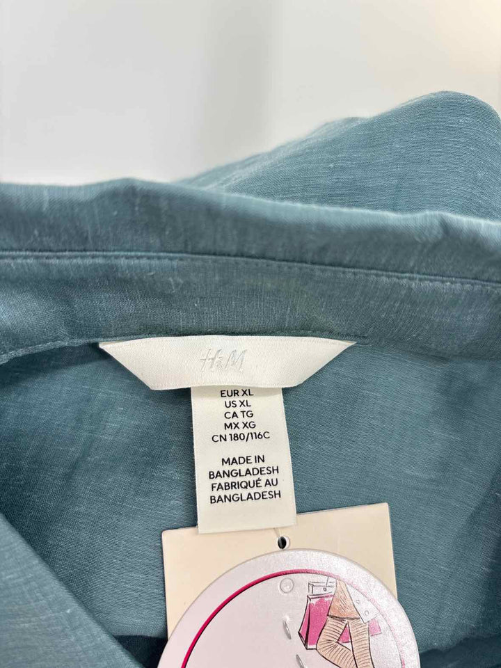 Size XL H&M Teal Shirt