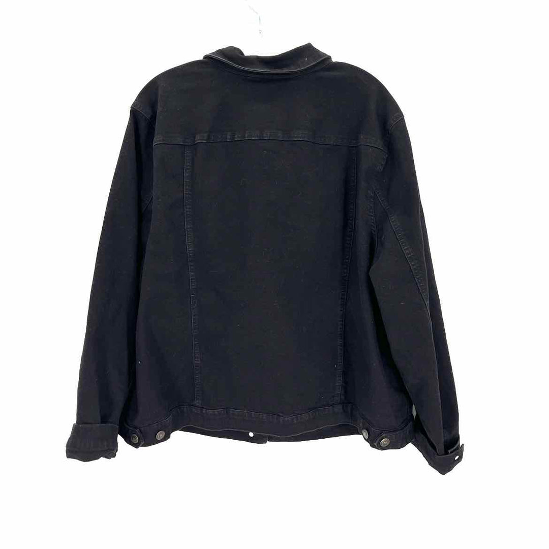 Size 26 Black Denim Jacket