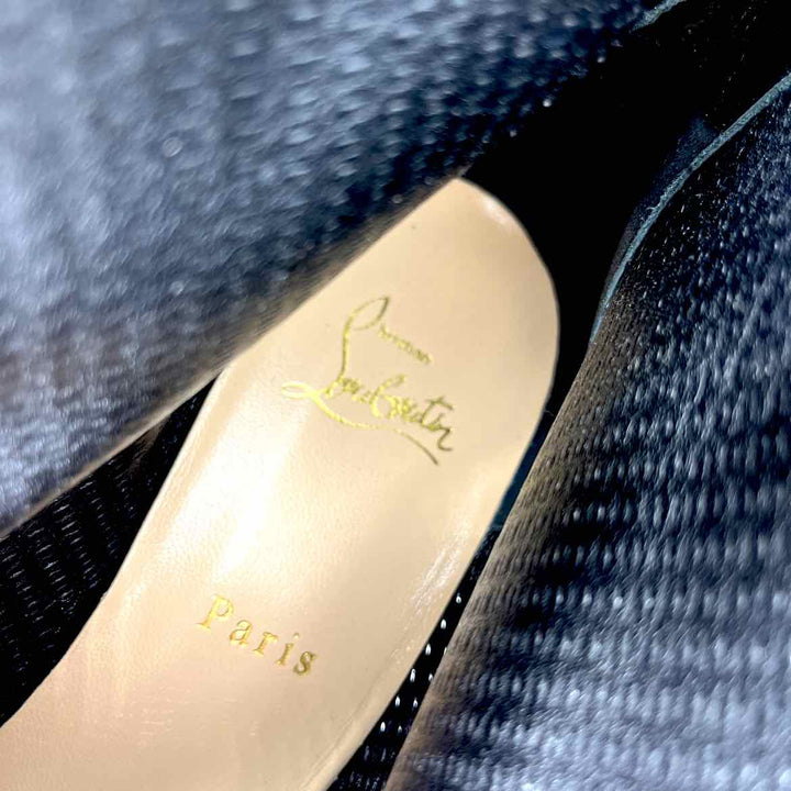 Shoe Size 41 CHRISTIAN LOUBOUTIN Black PATENT Luxury - Boots