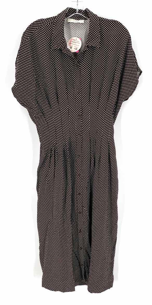 Size L Ann Taylor Brown Dress