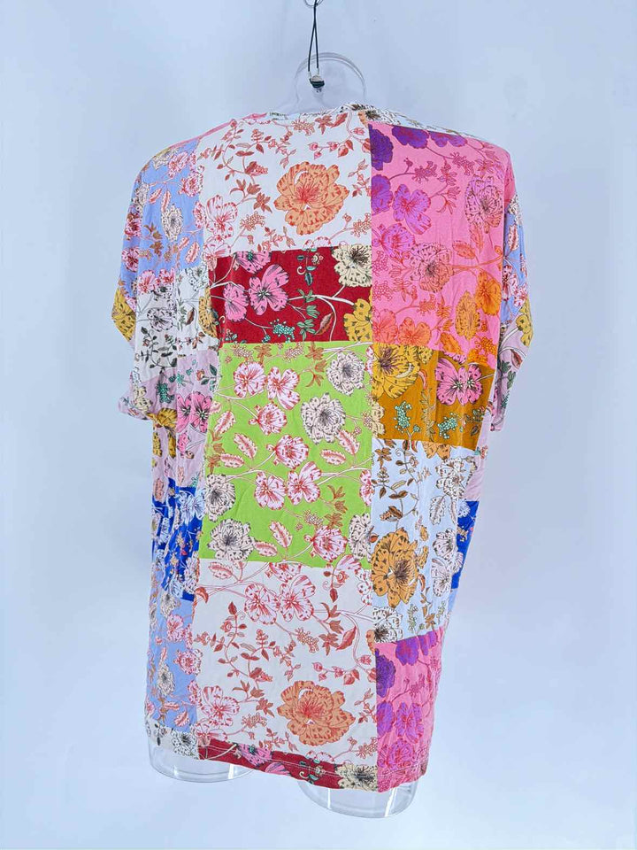 Size 2X Johnny Was Multi-Color Cotton Shirt