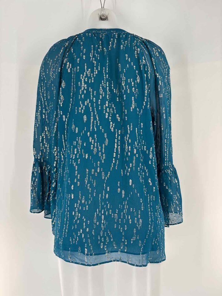 Size M Lilly Pulitzer Teal Shirt