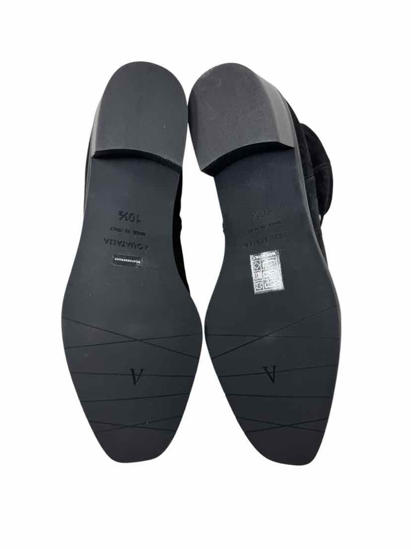 Shoe Size 10.5 Aqatalia Black Leather Boots
