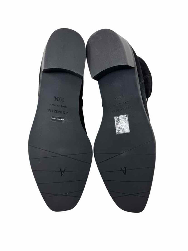 Shoe Size 10.5 Aqatalia Black Leather Boots