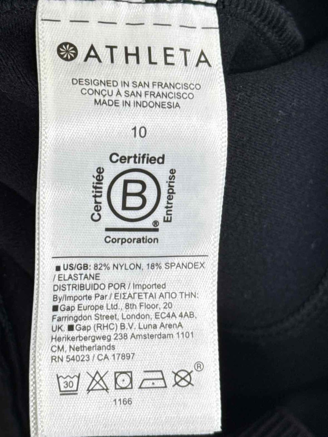Size 10 Athleta Black Pants