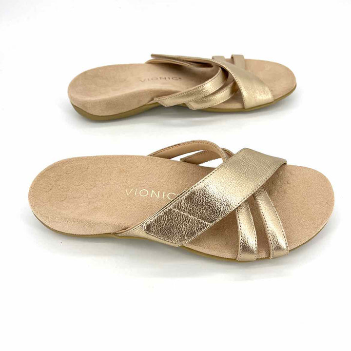 Shoe Size 9.5 VIONIC Gold Sandals