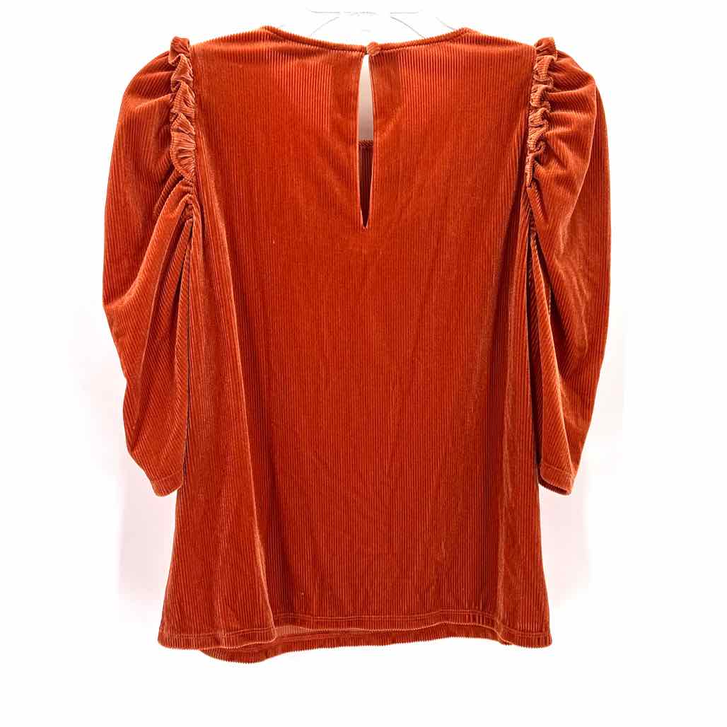 Size XS CROSBY Orange Corduroy Shirt