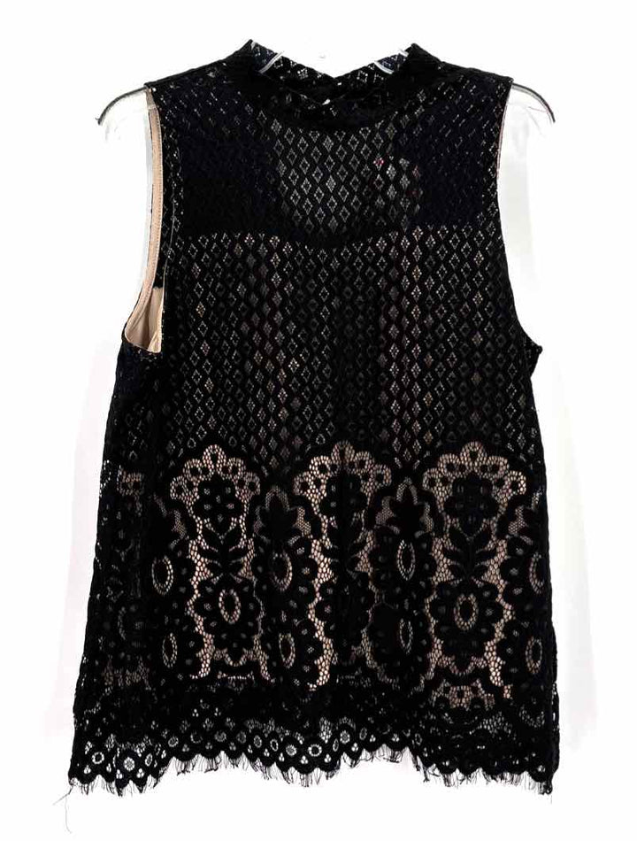 Size XL Black Lace Shirt