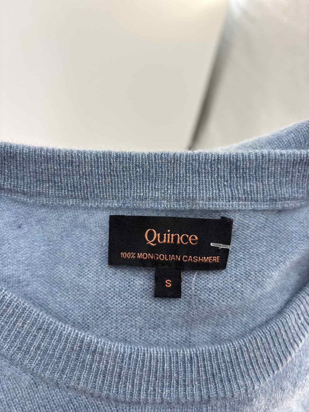 Size S QUINCE Blue Cashmere Sweater