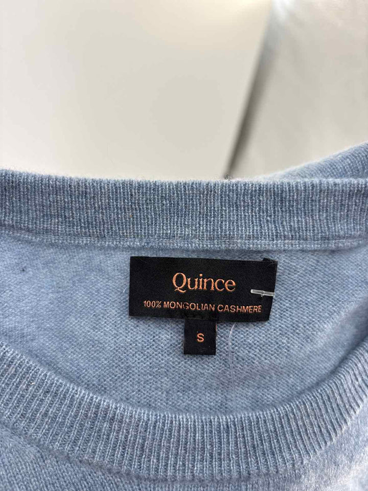 Size S QUINCE Blue Cashmere Sweater