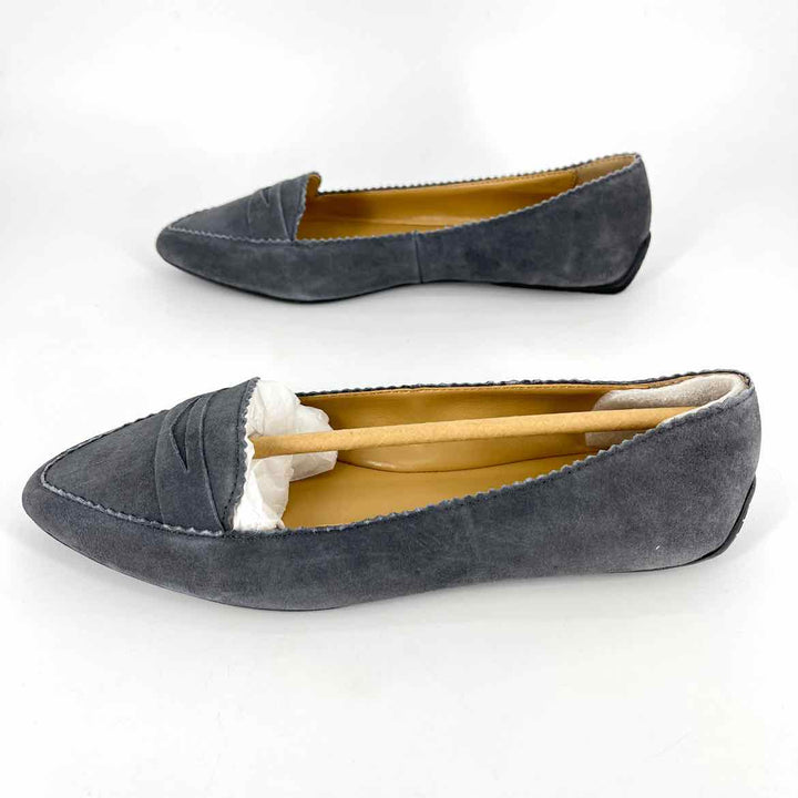 Shoe Size 6 Talbots Gray Suede Flats