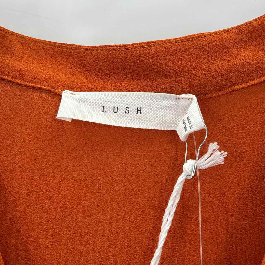 Size M LUSH Orange Shirt
