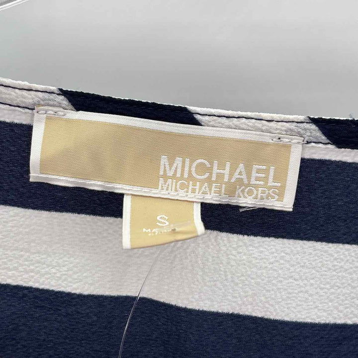 Size S Michael Kors Navy Print Shirt