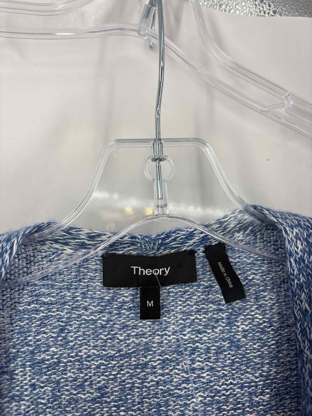 Size M THEORY Blue Sweater