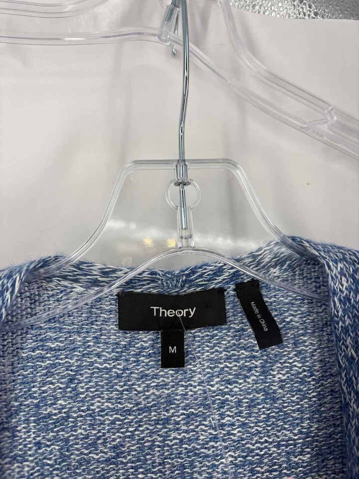 Size M THEORY Blue Sweater
